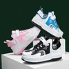 Sline Roller Patenler 2023 Yeni Roller Skate Ayakkabıları Çocuklar 4 Tekerlekler Dış Mekan Spor Gündelik Deformasyon Spor Deformasyonları Erkek Kızlar Ayakkabı Kaydırma Oyuncakları Hediye 31-43 HKD230720