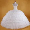 Big White Petticoats Super Puffy Ball Gown Slip Underskirt For Adult Wedding Formal Dress Brand New Large 7 Hoops Long Wedding Acc279M