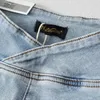 Dżinsowe dżinsy jeansowe wysokie elastyczne spodnie w talii szczupłe biodro seksowne spodnie y2k vintage dla kobiet ubrania z lat 90.