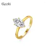 Cluster Ringen Zilver 925 Originele 1 Briljant Geslepen Diamant Test Past Marquise D Kleur Moissanite Trouwring Voor Vrouwen Edelsteen Sieraden