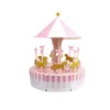 Baking Moulds Carousel Wedding Favor Boxes Candy Gifts Box For Party Baby Shower Birthday Decoration Pink 1 Set