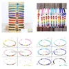 Perlé Turc Oeil Bracelet Bleu Mauvais Yeux Chanceux Couple Bracelets Pour Femmes Colorf Cristal Perle Corde Chaîne Tissé Bijoux Drop Delivery Dhrkn