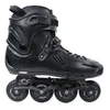 Patins à roulettes en ligne Adulte Slalom Freestyle Fitness 295mm Patins à roues alignées de grande taille Chaussure HKD230720