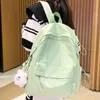 Школьные сумки дамы водонепроницаемые шнурки для ноутбука женщины книга Bookbage Fashion Girl Kawaii Nylon рюкзак для женского туристического колледжа рюкзаки Cool 230721