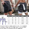 Shorts de corrida camuflado basquete 2 em 1 homens de secagem rápida academia esportes treino treinamento fitness calças jogging respiráveis alta elasticidade