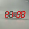 Horloges Murales Horloge Numérique 3d Led Avec 6" Nombre Compte À Rebours/Compte À Rebours Télécommande