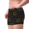 Underpants Funny Boxer Sun And Moon Magic Symbols Shorts Panties Briefs Men's Underwear Breathable For Male S-XXL