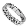 Manschette Punk Armreifen Für Männer Doppel Schicht 316L Edelstahl Curb Cuban Link Kette Armbänder Breite 10 Mm Drop Lieferung schmuck