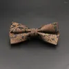 Bow Ties Men's Floral Rose Flower Bowties Fjäril