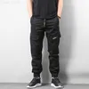 Męskie męskie mody mody streetwear męskie Jogger Młodzież swobodna letnia kostka marka marki but cut europejskie dżinsowe spodnie 220706 L230724