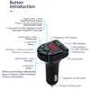 Upgrade Bte5 E5 X8 Bluetooth Car Kit Mp3 Player FM Transmitter Modulator Dual USB RGB COLOR Vehicle