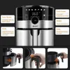 4.8L Intelligent Fumeless Air Fryer - 1500W Krachtige Elektrische Friteuse - Perfect voor Fried Chicken Wings French Fries - Keukenaccessoires School