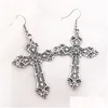 Charm 20pair Cross Charms Dangle Drop Серьги Серьги Ожеже