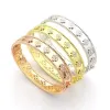 Brand Luxury Cuff Designer Bracelet for Women New Fashion Crystal Diamond Bracelet High Quality 18k Gold Bracelet