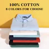 Men s Camp Polo Shirt Men Summer 100 Cotton Color Sólido Moda Camisas Clásicas Ropa ADP FC SU 0023T 230721