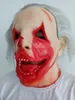 Bloody White-Haired Pumpkin Head Horror Mask Halloween Carnival Party Fancy Dress Props Clothing Accessories