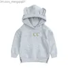 Hoodies Sweatshirts Hot INS velvet thickening Kids Hoodie Children Sets Baby Boys Girls Autumn And Winter Outing service Newbom Sportswear 0-4years Z230724