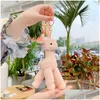 Keychains Lanyards Cute Lovely Alpaca Plush Toy Japanese Alpacas Soft Stuffed Sheep Llama Animal Dolls Keychain Doll 18Cm Drop Del Dhi25