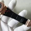 Fabriklieferant, meistverkaufte, hochwertige Armbanduhren, 42 mm, Roségold, Automatikwerk, schwarzes Zifferblatt, Edelstahl, Herrenuhr Watc206R