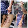 Temporäre Tattoos, Henna, wasserdicht, temporäre Tattoos für Frauen, Spitze, sexy Körperkunst, Malerei, gefälschte Tattoo-Aufkleber, günstige Ware für 1 Rubel, Aufkleber x0724