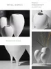 Vasos Moderno Balão de Ar Arranjo de Flores Decoração Suave Enfeites de Resina Vendas Escritório Casa Sala de Estar Vaso