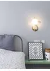 Duvar lambası İskandinav tarzı başucu Macaron Minimalist Yatak Odası Koridor Odası Ev
