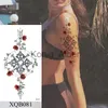 Temporäre Tattoos, wasserdicht, temporäre Tätowierung, Aufkleber, Lotus-Totem, Flash-Tattoos, indische Körperkunst, Arm, gefälschte Tatoo, Frauen, Männer x0724