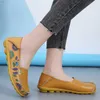 Kleid Schuhe 2023 Frauen Loafers Patches Nähen Flache Schuhe Frau Sommer Wohnungen Weiche Candy Farben Echtes Leder Mokassins Loafer Schuhe L230724