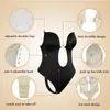 Kvinnors shapers bodysuit Shapewear Deep v Full Body Shaper Backless Thong Women Dress Semless Underwear Padded Bh Push Up Corset Midjan