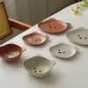 Plates Aesthetic Cake Mini Baby Plate Set Ceramic Party Korea Snack Dish Fruit Dinner Events Salad Vajilla Dinnerware OA50PS