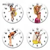 Orologi da parete Sexy Girl Orologio in legno Beaty Pin Up Orologio decorativo Camera delle ragazze Living Decor Regalo Decorazione domestica WB018