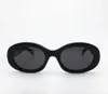 Damen-Designer-Sonnenbrille für Damen, Vintage-Damenbrille, Cat-Eye-Brille, ovale Aacetat-Schutzbrille, Outdoor-Strandsonnenbrille mit Box