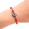 Bracelet à breloques à cordes rouges noires faites à la main pour la Protection des amoureux amulette chanceuse amitié tresse corde bracelet bijoux cadeau