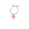 Dessin animé mignon pendentif Kuromi cheveux corde haute élastique élastique arc bandeau élastique pour queue de cheval cheveux bijoux accessoires 2277