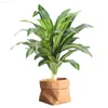 Objets décoratifs Figurines Dracaena Faux Plantes Vertes 35 pouces de hauteur Agave artificielle Plante succulente Feuilles de bananier en plastique pour décoration intérieure et extérieure L230724