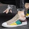 Dress Shoes Men s Vulcanized in Designer Sneakers Breathable Men Loafers Canvas Mocassins Soft Sole Comfortable Casual Flats 230724