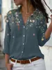 Women's Blouses Woman's Spring And Autumn Shirts Fashion Casual Long Sleeve Feminine Temperament Polyester