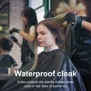 Cutting Cape Black Snap Shawls Hair Salon Cuts Barber Tyg Män Kvinnor Frisör frisörsalong Hood Beauty Förkläde Unisex Styling Accessories 230724