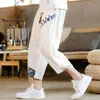 Men's Pants Cotton Linen Casual Men Summer Comfortable and Breathable Y2k Ethnic Style Loose Plus Size Cropped 230724