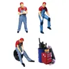 Modelo Diecast 1 64 Pessoas Pintadas Figuras Diorama Estatuetas Cenas de Garagem Acessórios 230724