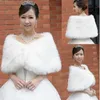 In Stock white Faux Fur Wedding Bridal Winter Wrap Shawl Scarf Cold Weather Coat258y