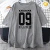 Мужские футболки Kageyama Tobio Haikyuu, рубашка в стиле аниме, мужская летняя женская модная хлопковая футболка, детские футболки в стиле хип-хоп для мальчиков, Camiseta Hombre