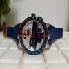 Fashion horloges verkopen 43 mm 326-00 18k Rose Gold Automatisch Mechanisch El Toro Perpetual Calendar GMT MULTI-FUNCTIONS Rubber Str3503