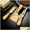 Messer Butter Messer Käse Gabel Pizza Besteck Set Edelstahl Gold Home Restaurant Küche Esszimmer Besteck Geschirr Werkzeug Drop Del Dhq9H