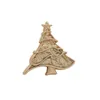 Spilla per albero di Natale in metallo Donna Uomo Spilla a forma di albero carino Spilla da bavero Argento Oro