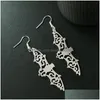チャームパンクハロウィーンヴィンテージスケルトンSkl dangle dangle earrings for women Jewelry Partyギフトドロップ配達DH2V1