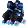 Inline Rolschaatsen Kinderen Rolschaatsschoenen 4-Wheel Sport Protecitve Beginner Rolschaatsen Jongen Meisje Kind Kind Schaatsen Sport Knipperende Quad Skates HKD230720