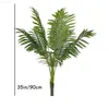 Decorative Objects Figurines 35in 9Fork Large Tropical Fake Plant Artificial Palm Tree Plastic Monstera Leaf Green Tall Banana Tree For Home Garden Decor L230724