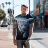 T-shirts pour hommes d'été - chemises Flying Tiger impression 3D - chemise Style drôle tendance de la mode