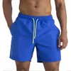 Mäns shorts Mens Water Sports Summer Beach Pants Surf Mesh Foder Swimwear 2023 Men mode Bermuda Swimming